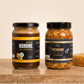 PACK DUO : Homme Royal 450g + Homme Ultra 500g