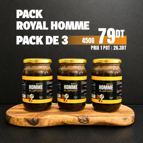 pack 3 homme royal