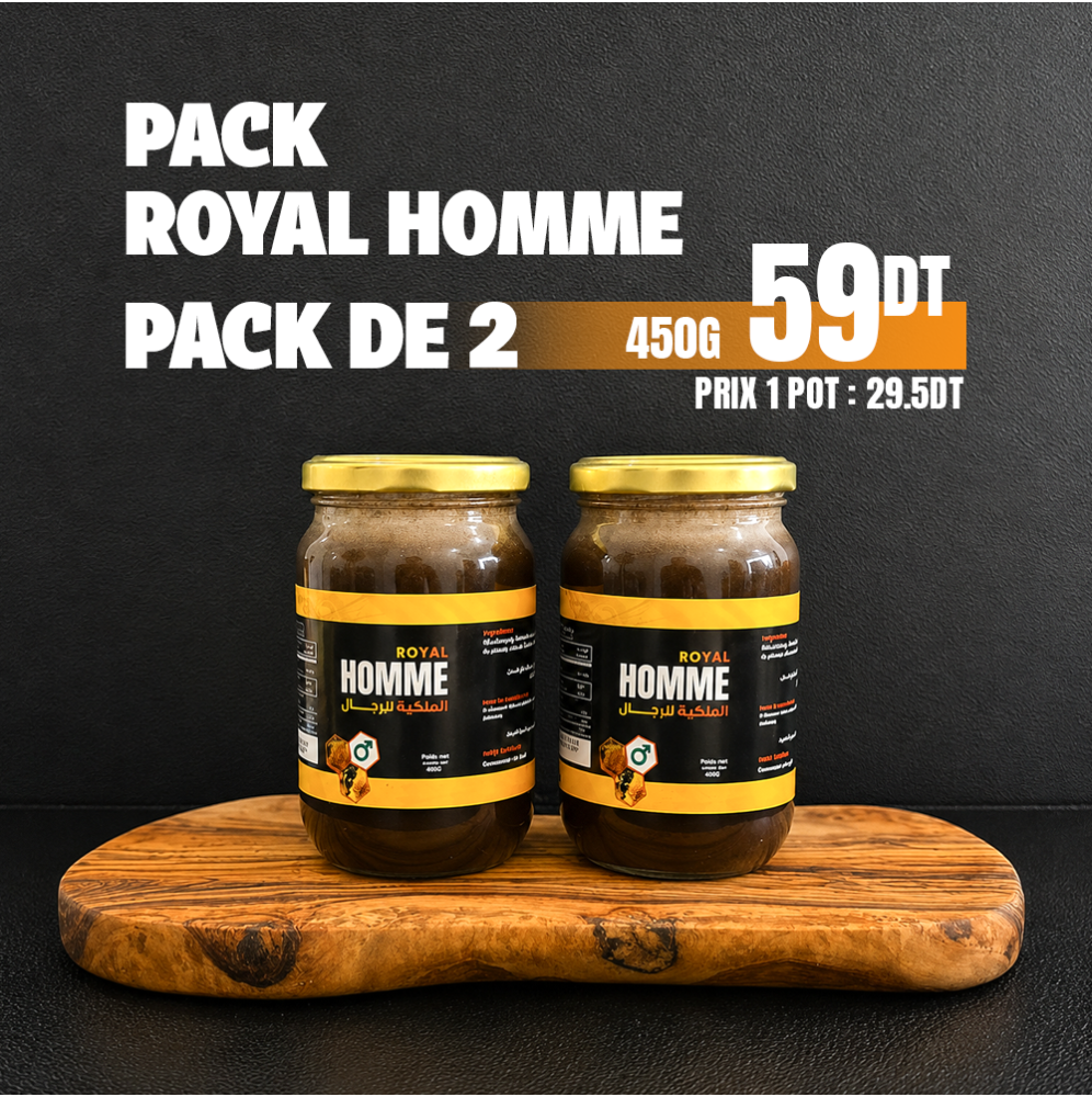 pack 2 homme royal