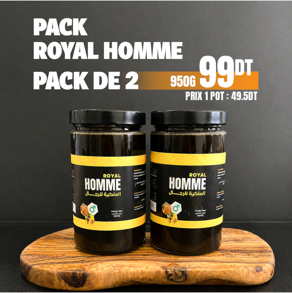 pack 2 homme royal
