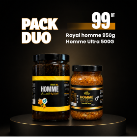 PACK DUO : Homme Royal 950g + Homme Ultra 500g