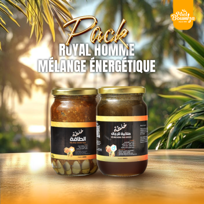 Pack DUO: Mélange énergétique 380g +  Mélange royal homme 450g